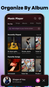 اسکرین شات 6 برنامه Music Player 2026: Offline MP3