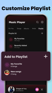 اسکرین شات 5 برنامه Music Player 2026: Offline MP3