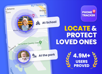 اسکرین شات 1 برنامه Phone Tracker: Phone Locator