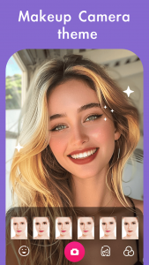 اسکرین شات 6 برنامه Pretty Makeup - Beauty Camera