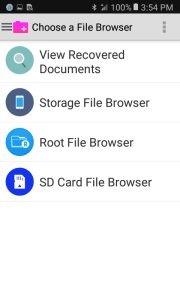 اسکرین شات 7 برنامه Document Recovery