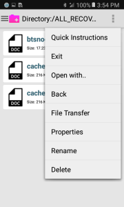 اسکرین شات 6 برنامه Document Recovery