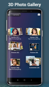 اسکرین شات 2 برنامه Photo Gallery 3D & Album Vault