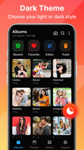 اسکرین شات 6 برنامه Gallery: Photo & Video Manager