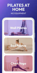 اسکرین شات 1 برنامه Pilates Workout at Home