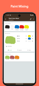 اسکرین شات 2 برنامه Real Color Mixer