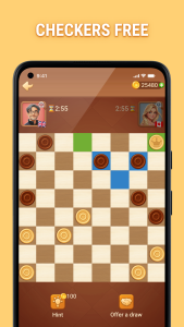 اسکرین شات 4 بازی Checkers Online