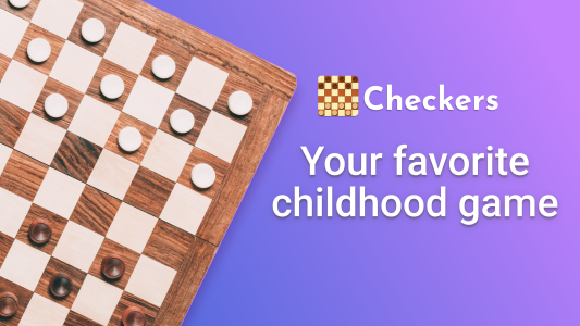 اسکرین شات 1 بازی Checkers Online