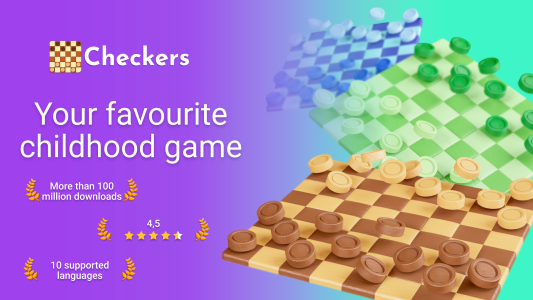 اسکرین شات 1 بازی Checkers - multiplayer