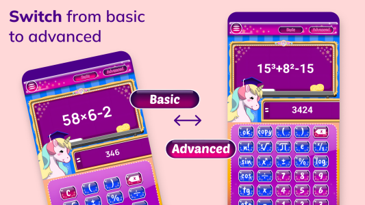 اسکرین شات 8 برنامه Unicorn Calculator