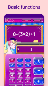 اسکرین شات 2 برنامه Unicorn Calculator