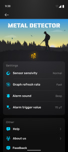 اسکرین شات 6 برنامه Metal Detector