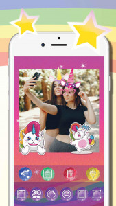 اسکرین شات 2 برنامه Unicorn Photo Editor