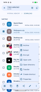 اسکرین شات 2 برنامه Solid Explorer File Manager