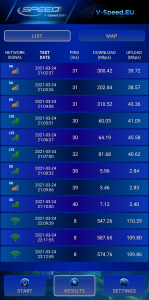 اسکرین شات 4 برنامه V-SPEED Speed Test