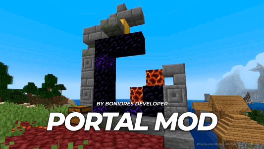 اسکرین شات 1 برنامه portal mod for minecraft pe