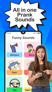 اسکرین شات 1 برنامه Prank Sound: Funny Prank app