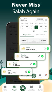 اسکرین شات 3 برنامه Muslim Prayer - Qibla Compass