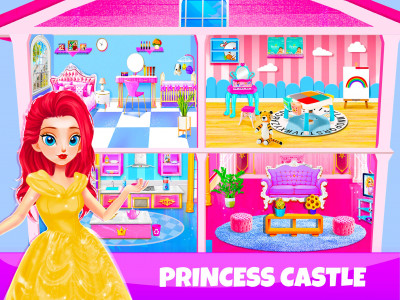 اسکرین شات 1 بازی Princess Doll House Decoration
