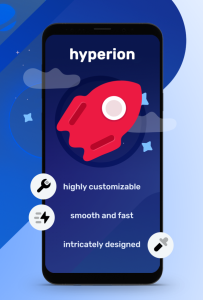 اسکرین شات 1 برنامه hyperion launcher