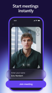 اسکرین شات 2 برنامه Proton Meet: Secure Meetings