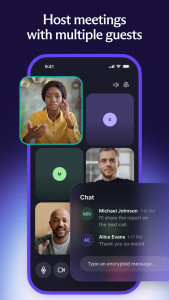 اسکرین شات 4 برنامه Proton Meet: Secure Meetings