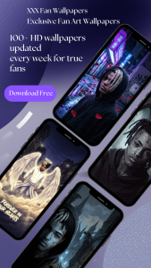 اسکرین شات 5 برنامه XXXTentacion Wallpaper 4K HD