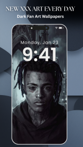 اسکرین شات 1 برنامه XXXTentacion Wallpaper 4K HD