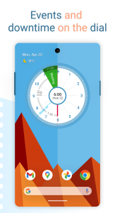 اسکرین شات 2 برنامه Sectograph. Day & Time planner
