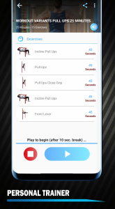 اسکرین شات 6 برنامه Pull Ups Workout - Be Stronger