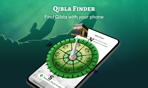 اسکرین شات 1 برنامه Prayer Times & Qibla Finder