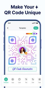 اسکرین شات 2 برنامه QR Code Generator - QRHyper