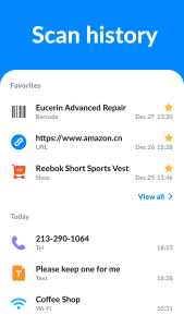 اسکرین شات 7 برنامه QR Code Scanner & Scanner App