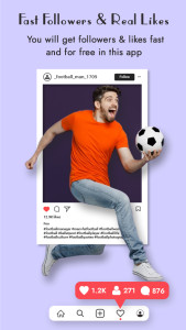 اسکرین شات 5 برنامه Get Real Followers & Likes