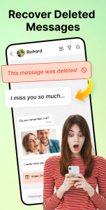 اسکرین شات 2 برنامه Recover Deleted Messages