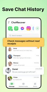 اسکرین شات 3 برنامه Recover Deleted Messages