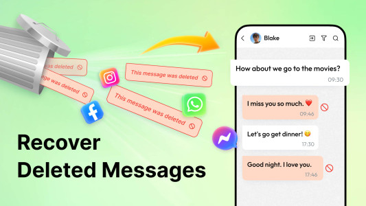 اسکرین شات 1 برنامه Recover Deleted Messages