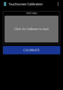 اسکرین شات 1 برنامه Touchscreen Calibration