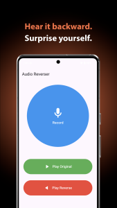 اسکرین شات 3 برنامه Reverse Audio: Reverse Singing