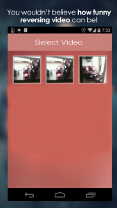 اسکرین شات 2 برنامه Reverse Video Fun Creater Edit