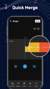 اسکرین شات 3 برنامه Ringtone Maker: Music Cutter