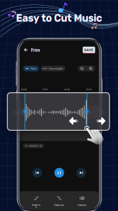 اسکرین شات 2 برنامه Ringtone Maker: Music Cutter