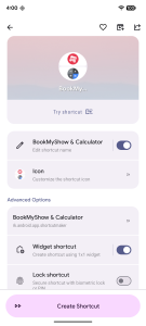اسکرین شات 3 برنامه Shortcut Maker