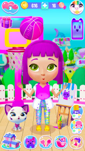 اسکرین شات 5 برنامه Girl Games: Pet Care & Dressup