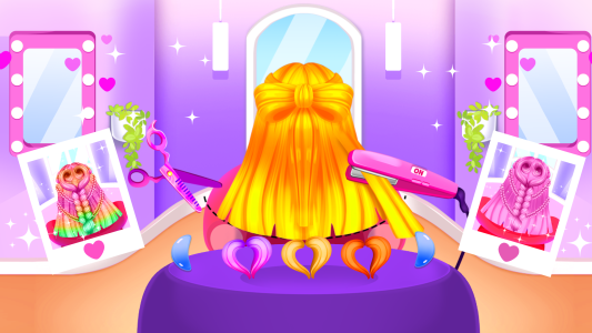 اسکرین شات 7 برنامه Hair Salon and Dress Up Girl