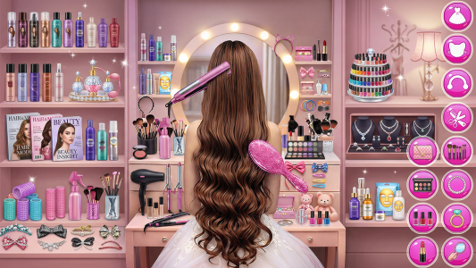 اسکرین شات 2 برنامه Hair Salon and Dress Up Girl