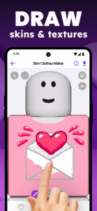 اسکرین شات 2 برنامه Skins & Avatars Clothes Maker