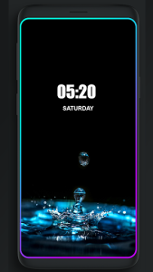 اسکرین شات 1 برنامه Edge Lighting - Rounded Corner - Edge Notification