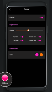 اسکرین شات 5 برنامه Edge Lighting - Rounded Corner - Edge Notification