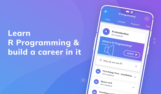 اسکرین شات 5 برنامه Learn R Programming